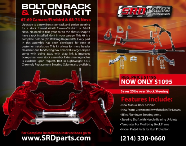Bolt On Rack & Pinion Kit